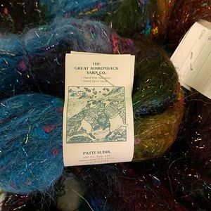 8 skeins The Great Adirondack Yarn Co. PEACOCK